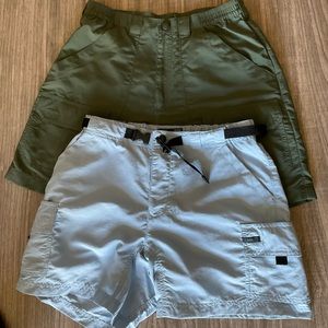 Bundle of hiking shorts! Time to hit the trail! REI and LL Bean. Two for one!